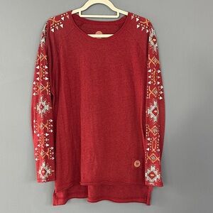 Double D Ranch Aztec Long Sleeve Top/Tunic